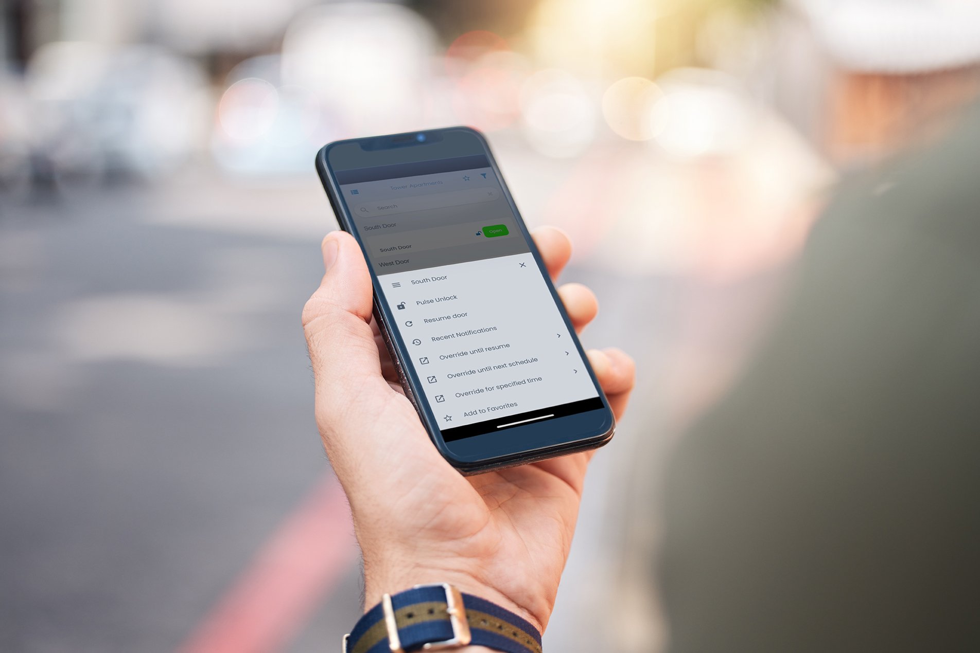 AC Admin Mobile App on mobile device