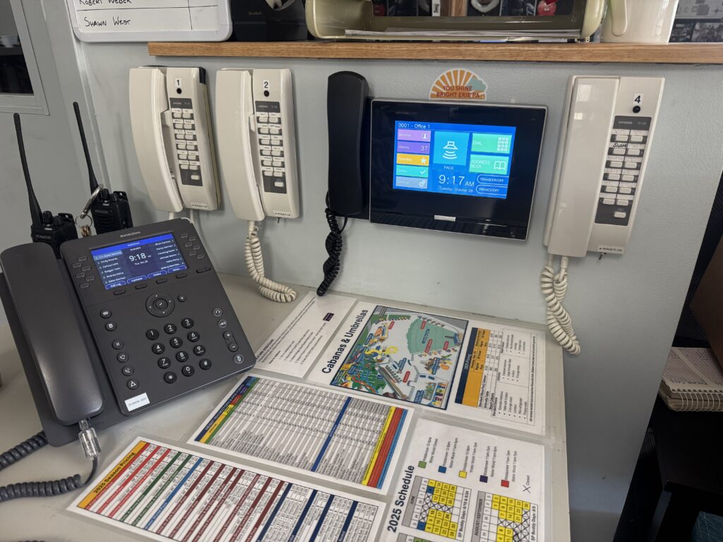 Aiphone IX IXG Series master station at Waldameer