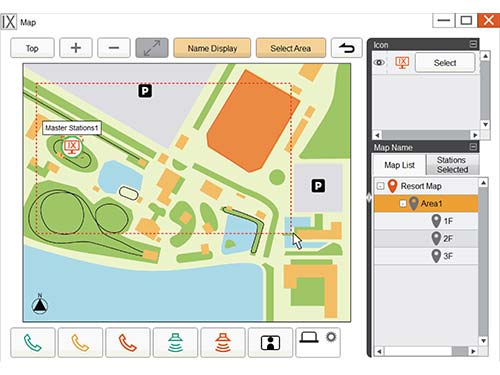 IX Soft - IX-SOFT PC Master Station software - mapping capabilities