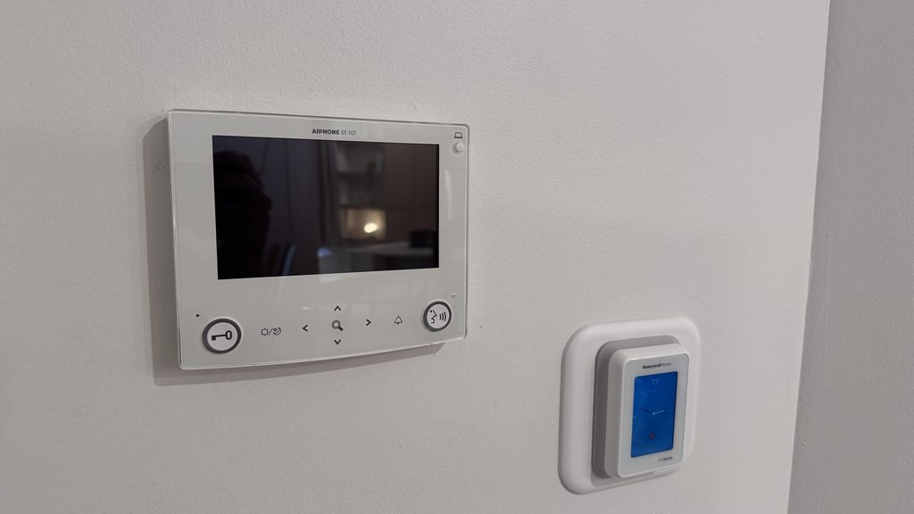 Aiphone GT Series Video Tenant Station GT-1C7 providing security and safety for the residents.