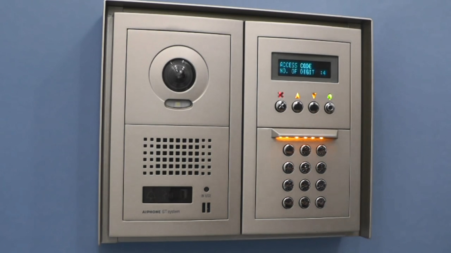 GT Series Initialize Tenant Building Access Codes on Digital Entrance Panels