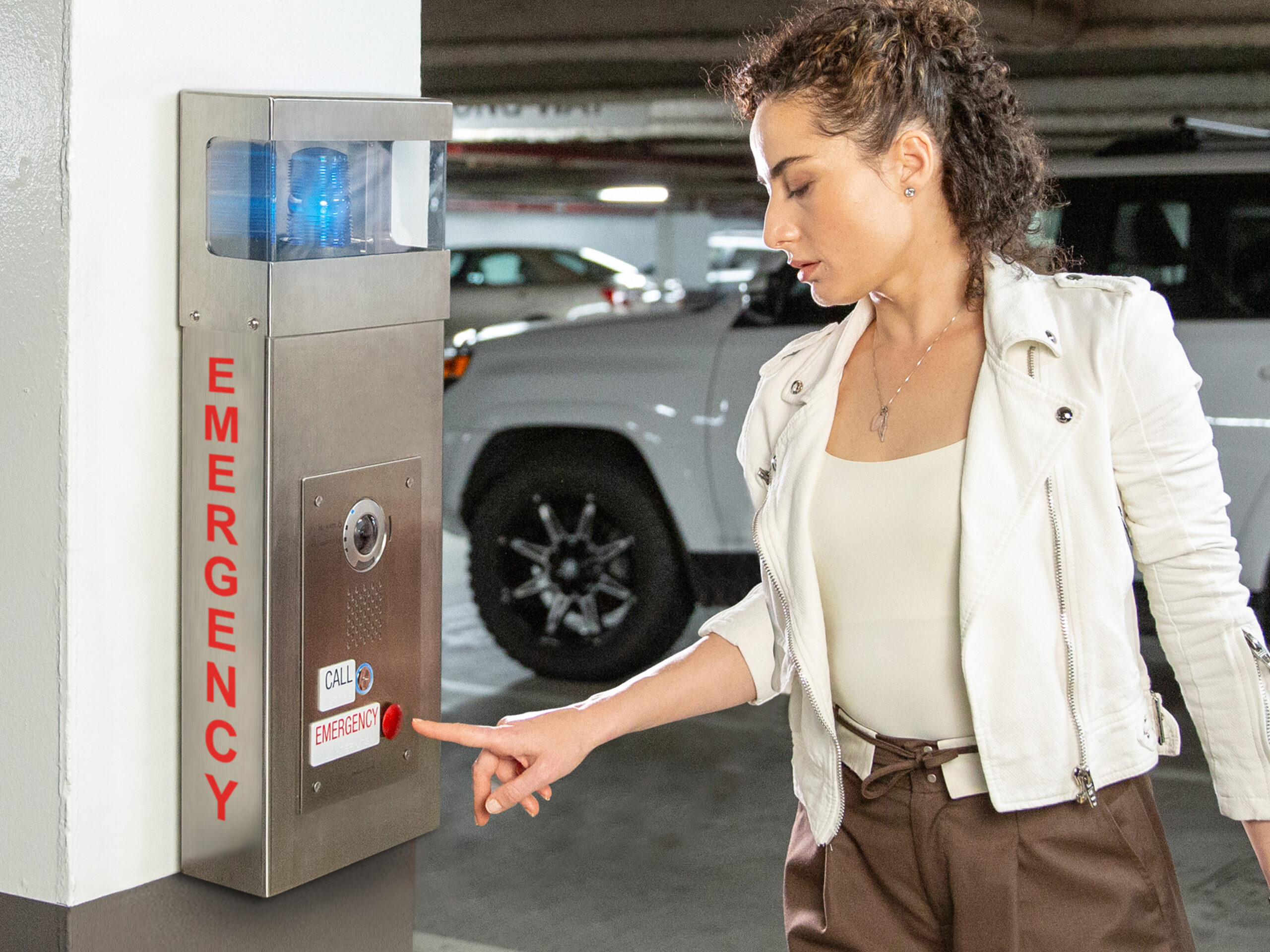 emergency call boxes for parking garages